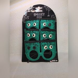 CLEARANCE Spooky Fun Green Monster Halloween Frankenstein Glasses Holiday Craft